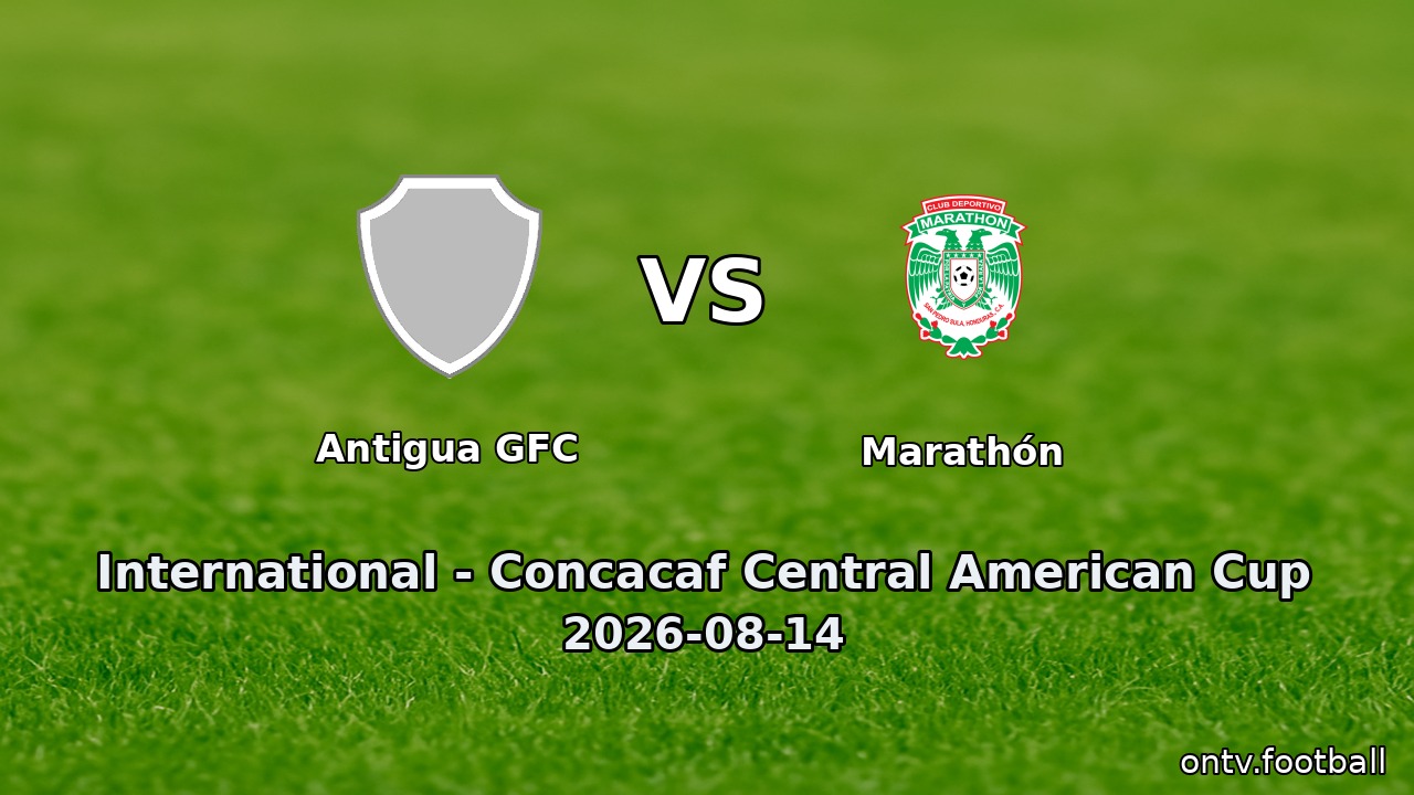 Antigua GFC vs Marathón