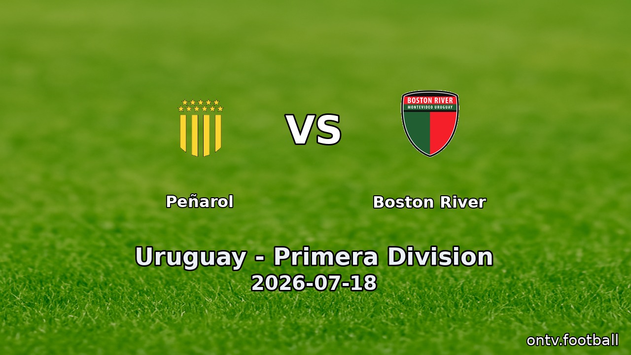 Peñarol vs Boston River