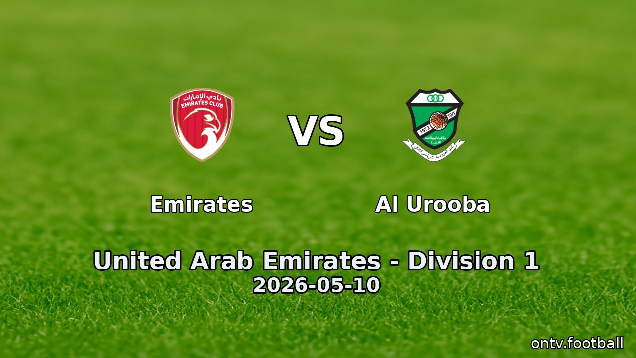 Emirates vs Al Urooba