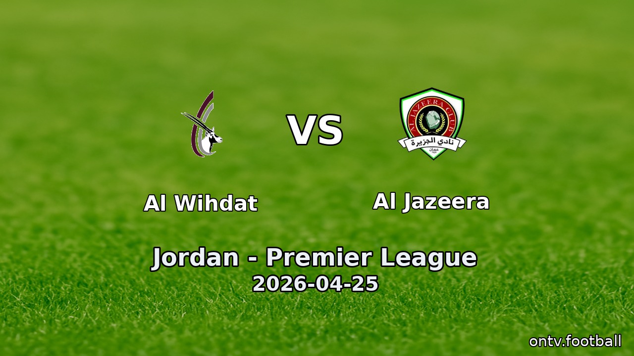 Al Wihdat vs Al Jazeera