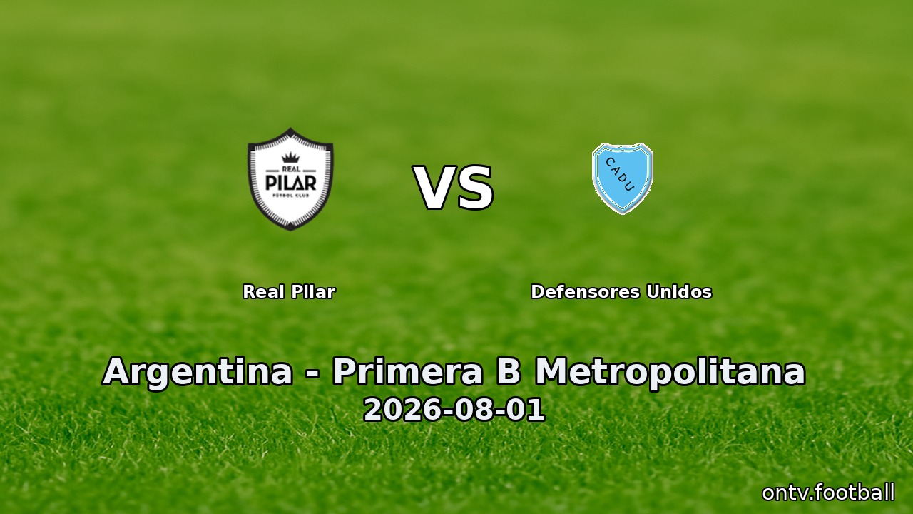 Real Pilar vs Defensores Unidos