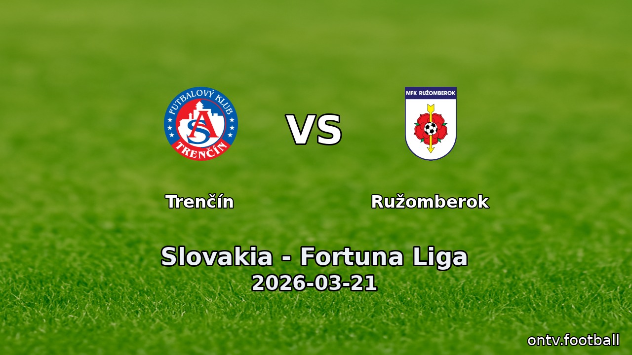 Trenčín vs Ružomberok