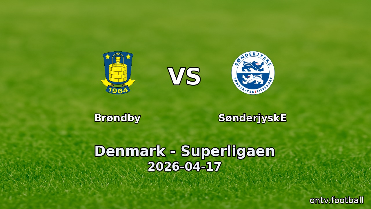 Brøndby vs SønderjyskE