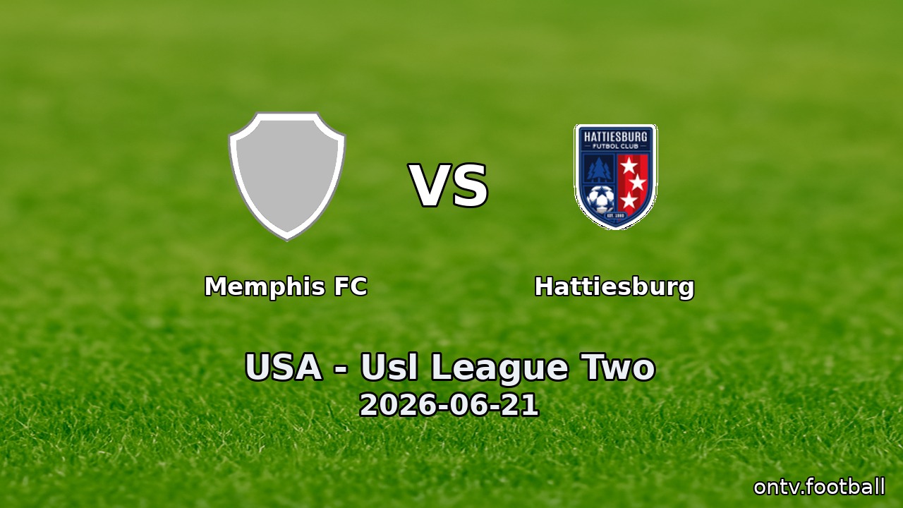 Memphis FC vs Hattiesburg