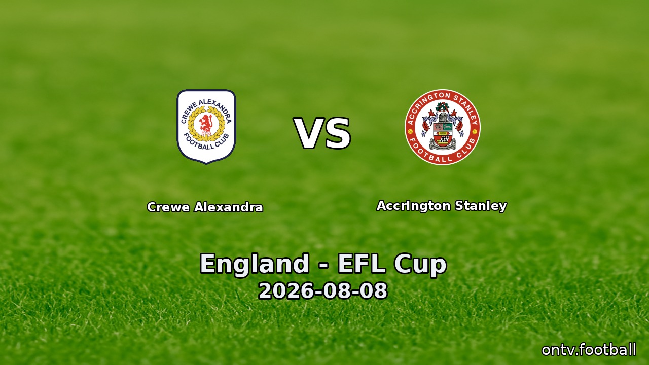 Crewe Alexandra vs Accrington Stanley