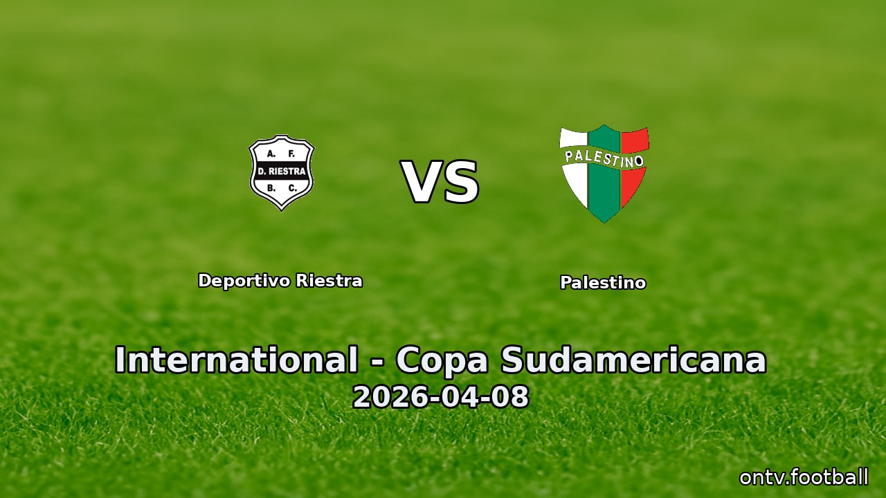 Deportivo Riestra vs Palestino