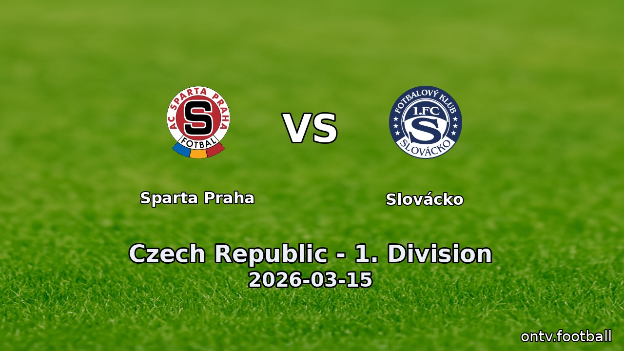 Sparta Praha vs Slovácko