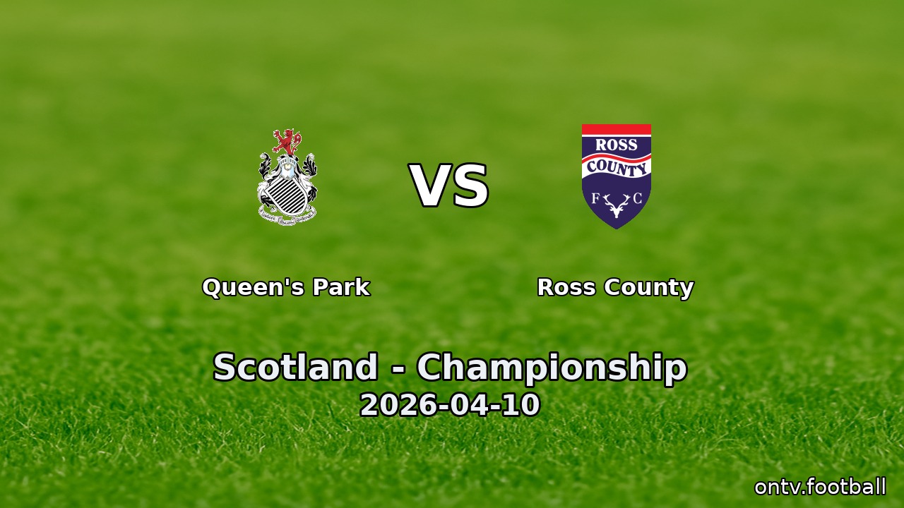 Queen's Park vs Ross County