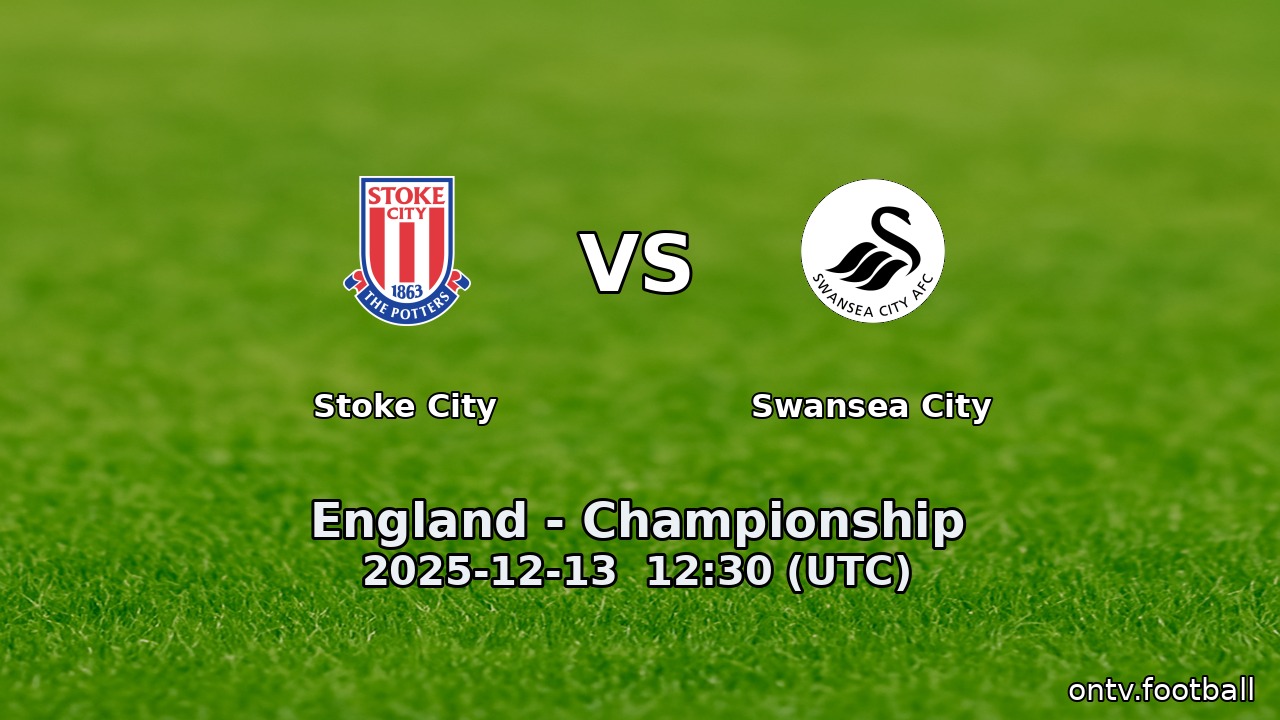 Stoke City vs Swansea City