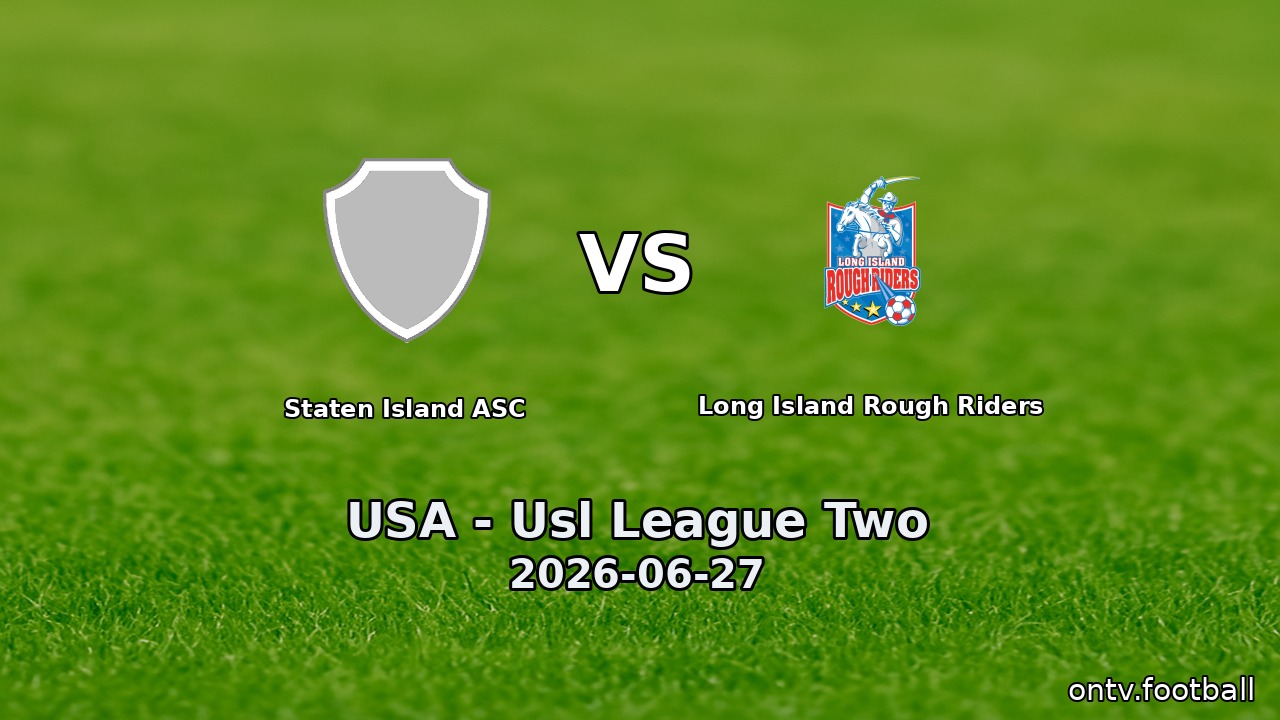 Staten Island ASC vs Long Island Rough Riders