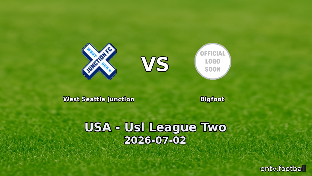 West Seattle Junction vs Bigfoot