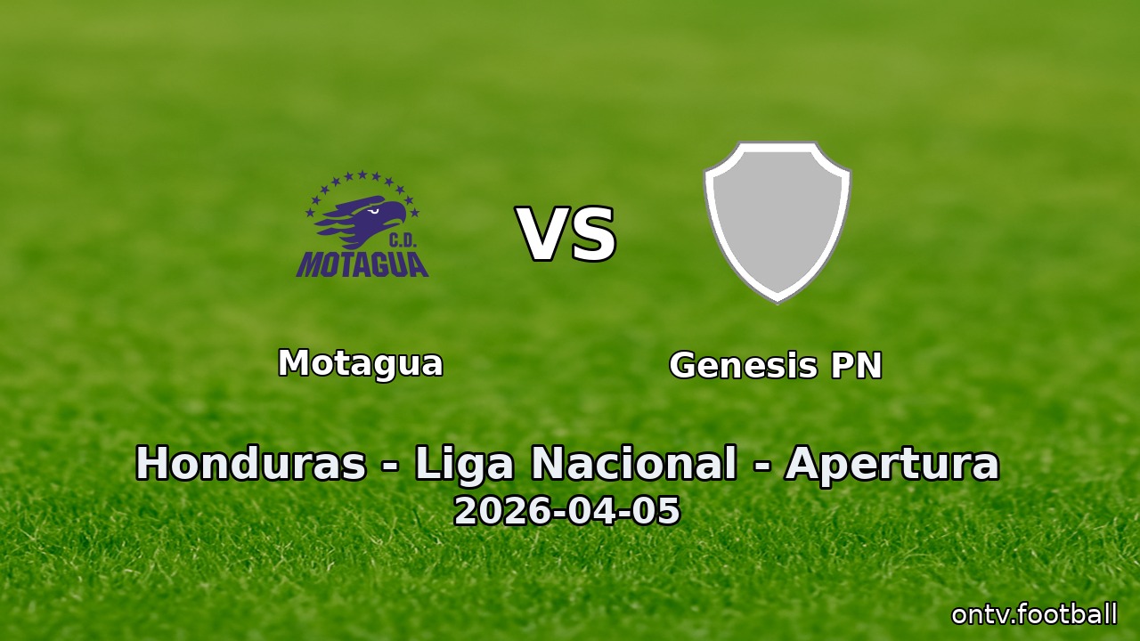 Motagua vs Genesis PN