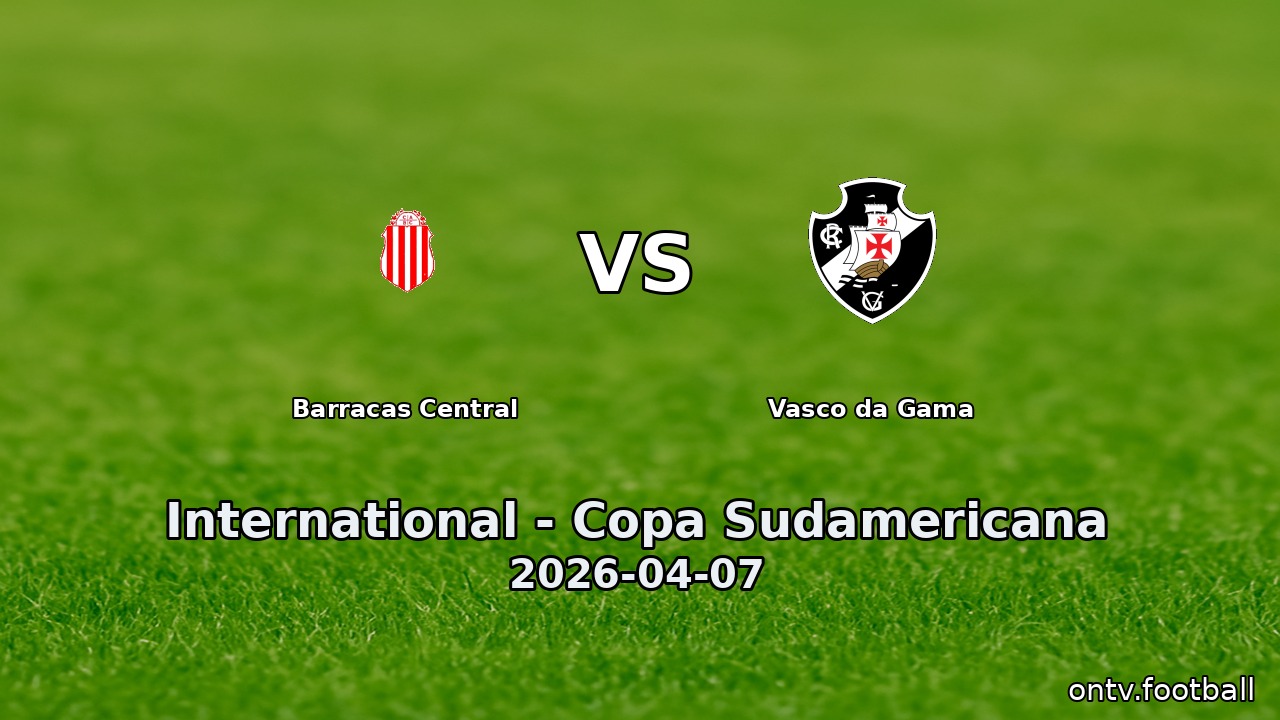 Barracas Central vs Vasco da Gama