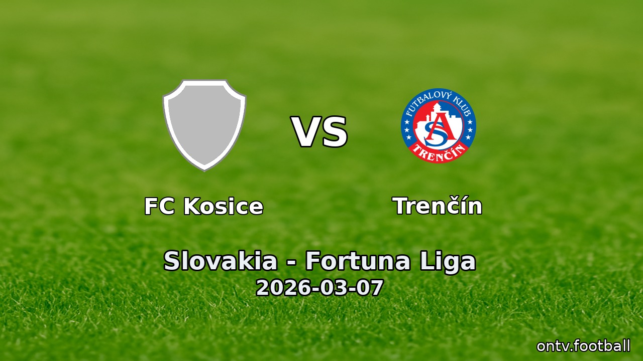 FC Kosice vs Trenčín
