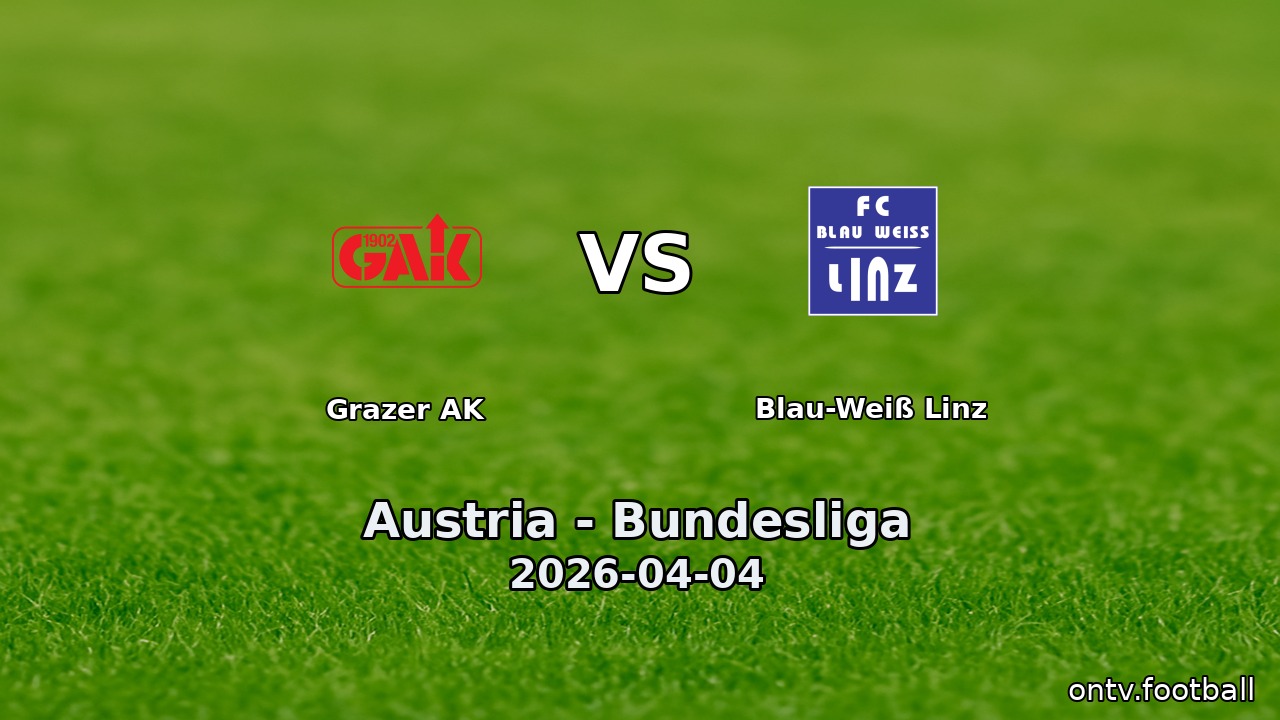 Grazer AK vs Blau-Weiß Linz