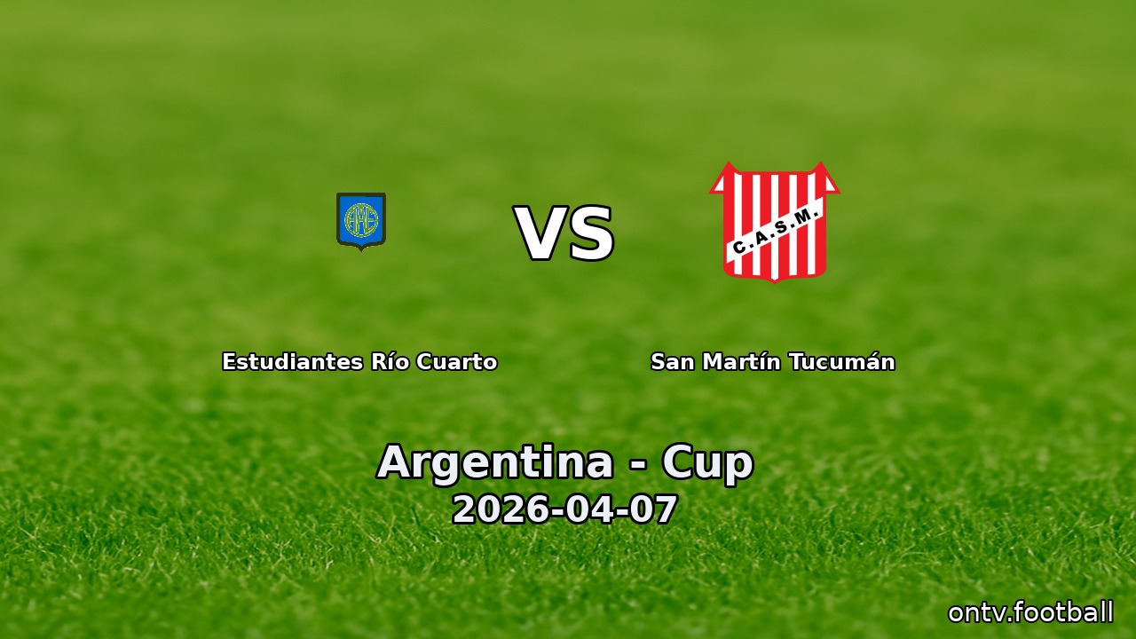 Estudiantes Río Cuarto vs San Martín Tucumán
