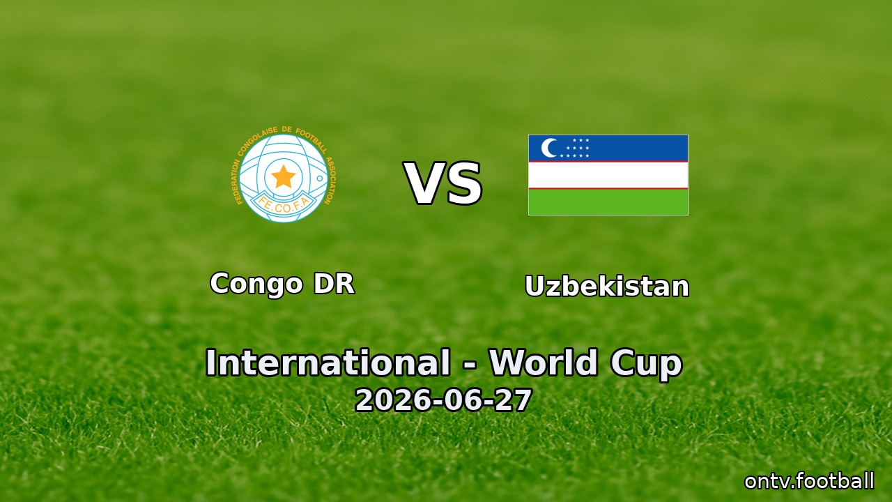 Congo DR vs Uzbekistan