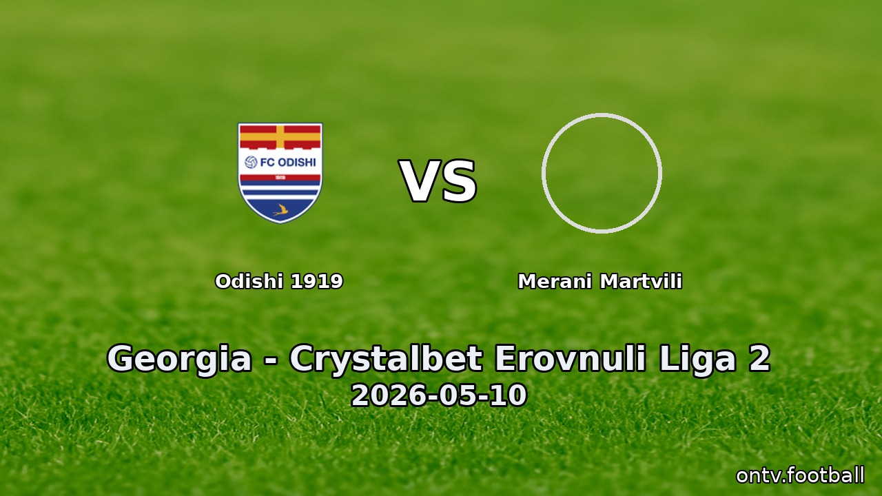 Odishi 1919 vs Merani Martvili