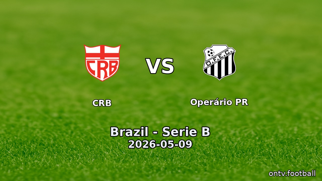 CRB vs Operário PR