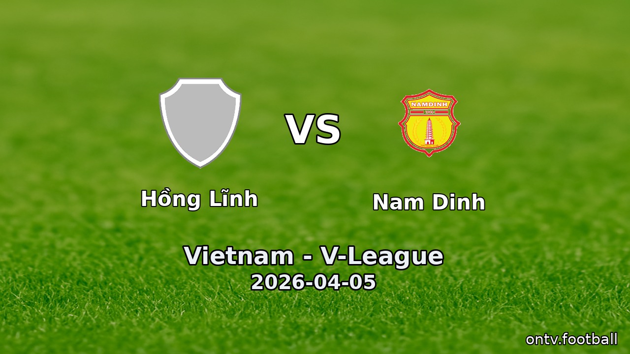 Hồng Lĩnh vs Nam Dinh
