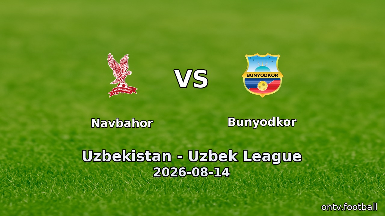 Navbahor vs Bunyodkor