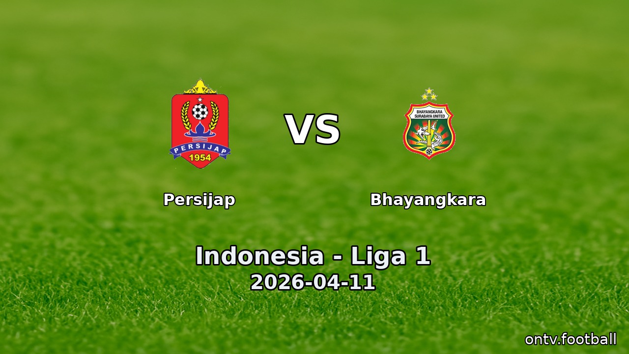 Persijap vs Bhayangkara