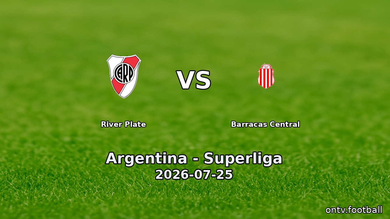 River Plate vs Barracas Central