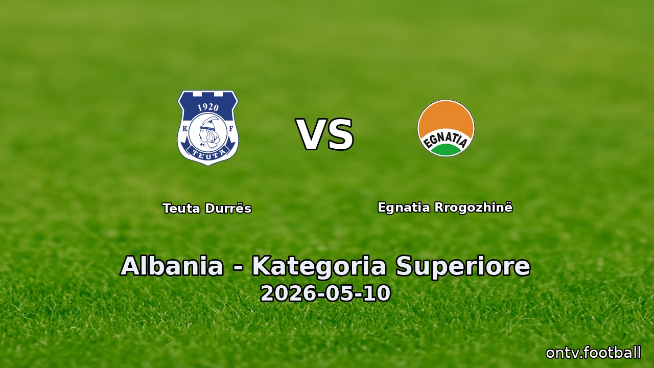 Teuta Durrës vs Egnatia Rrogozhinë