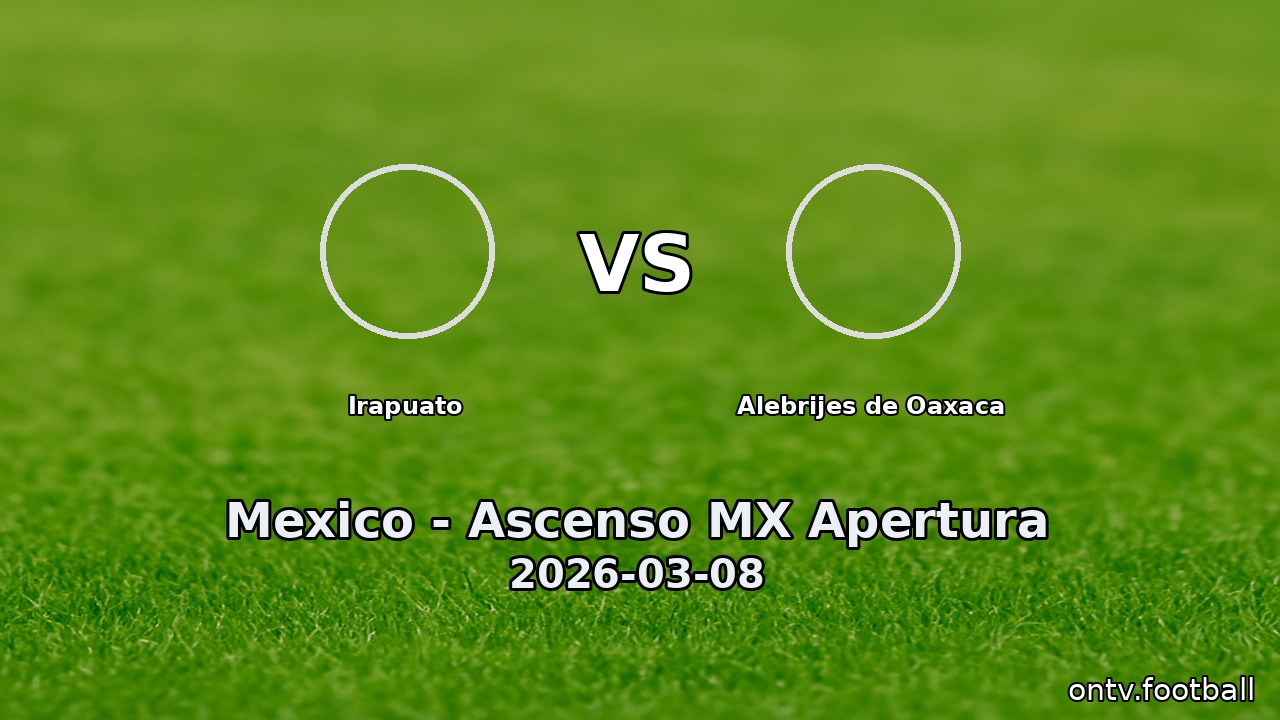 Irapuato vs Alebrijes de Oaxaca