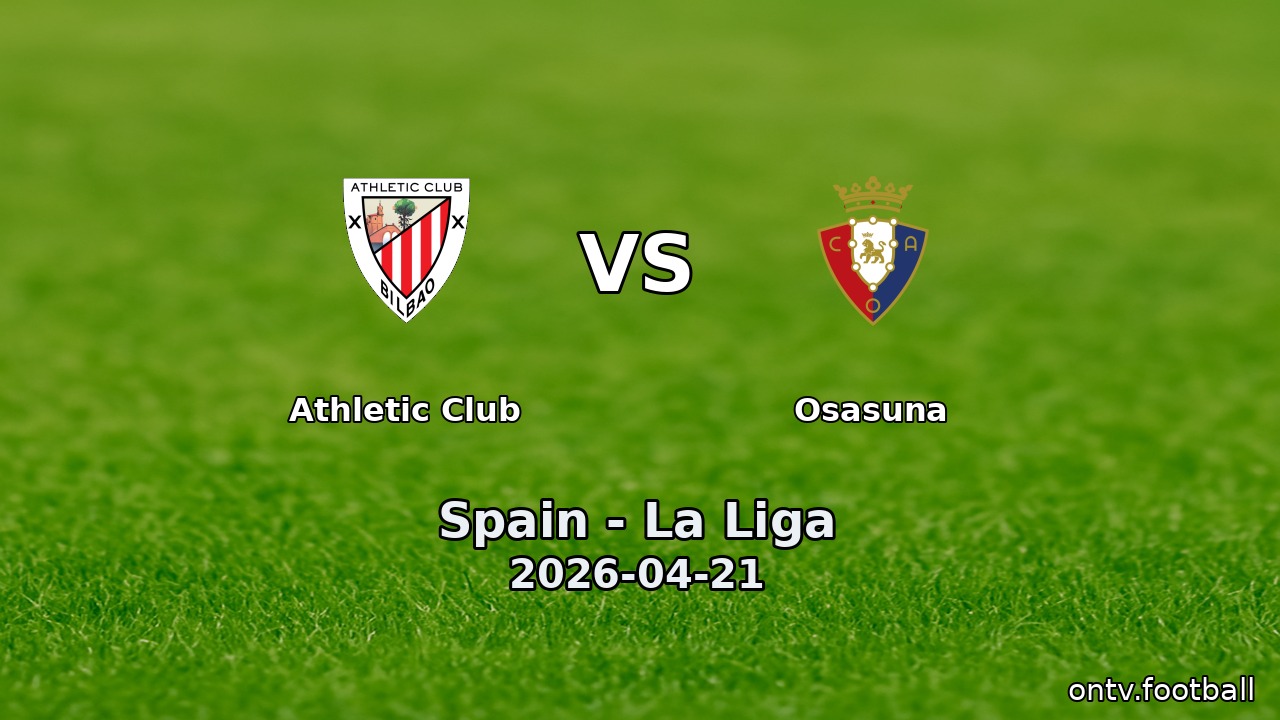 Athletic Club vs Osasuna