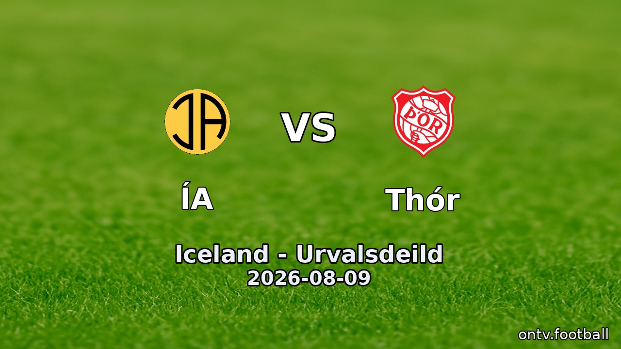 ÍA vs Thór