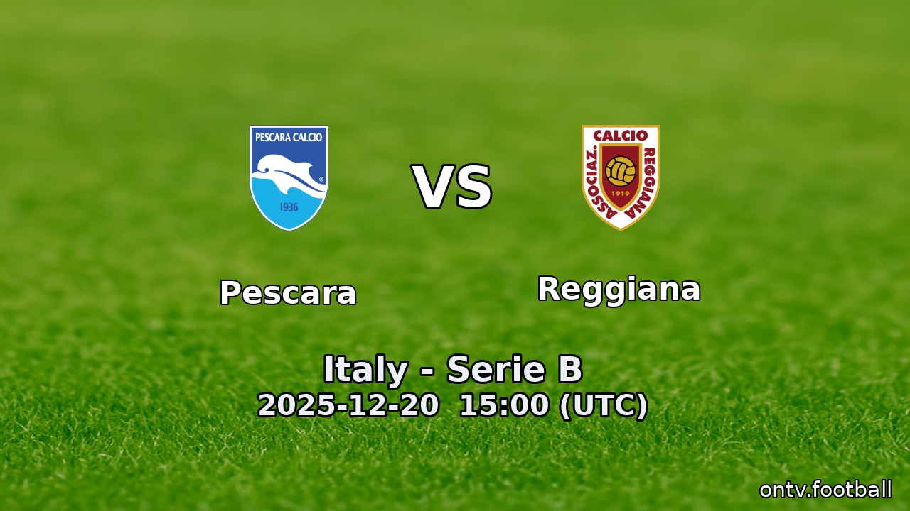 Pescara vs Reggiana