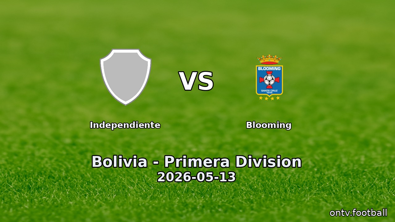 Independiente vs Blooming