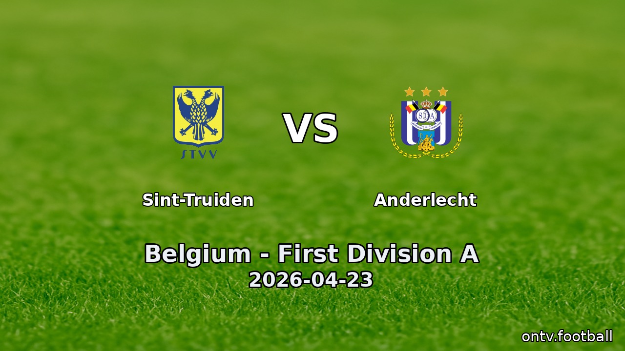 Sint-Truiden vs Anderlecht