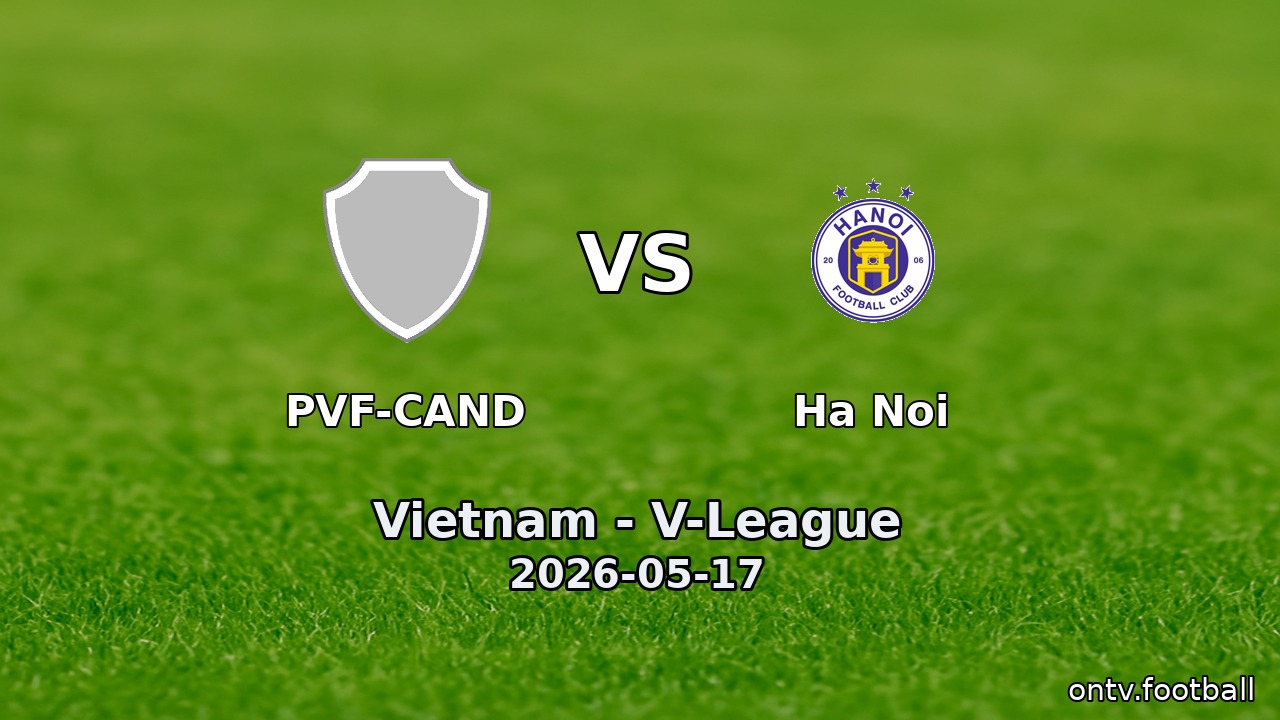 PVF-CAND vs Ha Noi