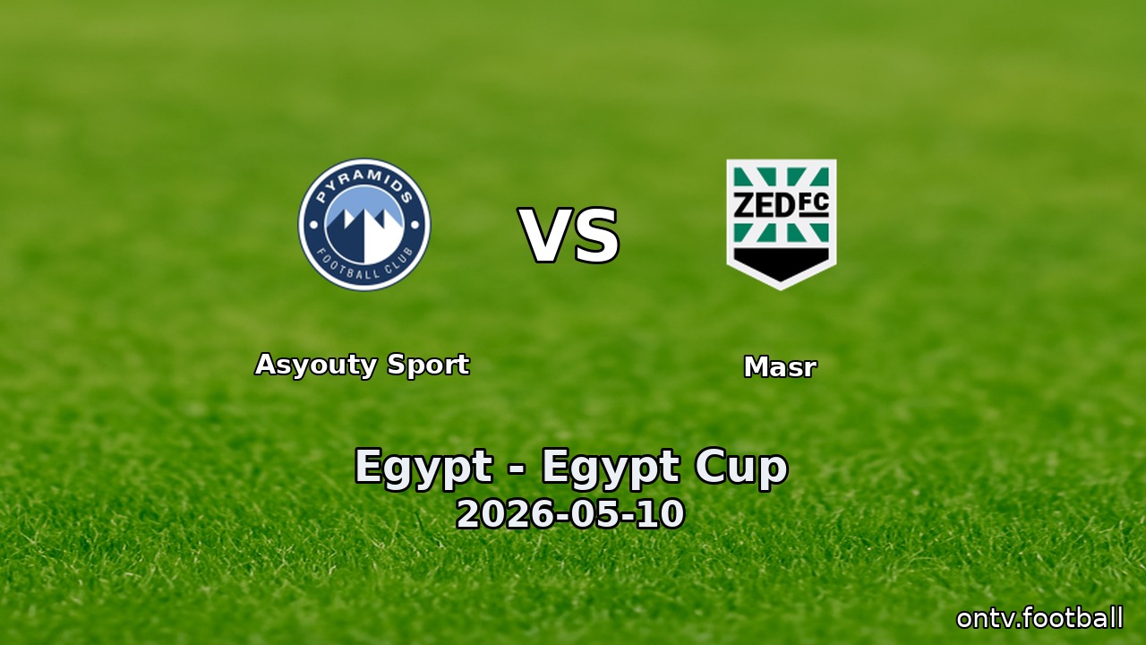 Asyouty Sport vs Masr