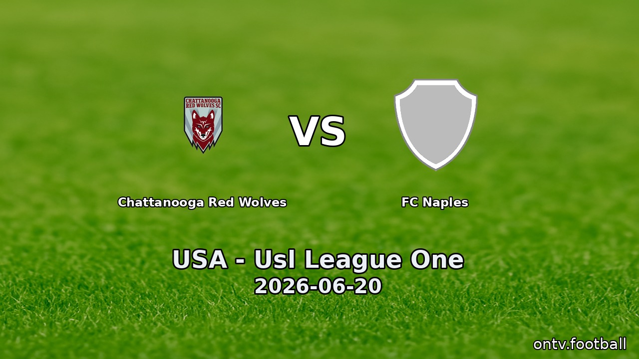 Chattanooga Red Wolves vs FC Naples
