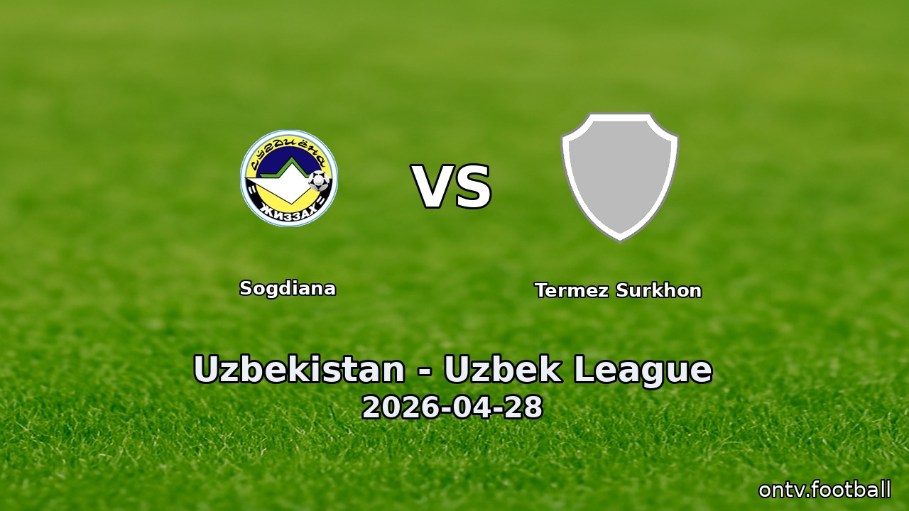 Sogdiana vs Termez Surkhon