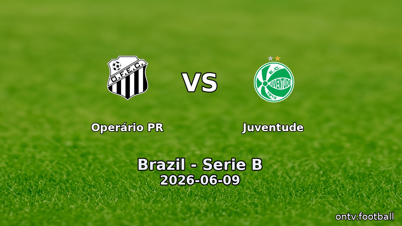Operário PR vs Juventude