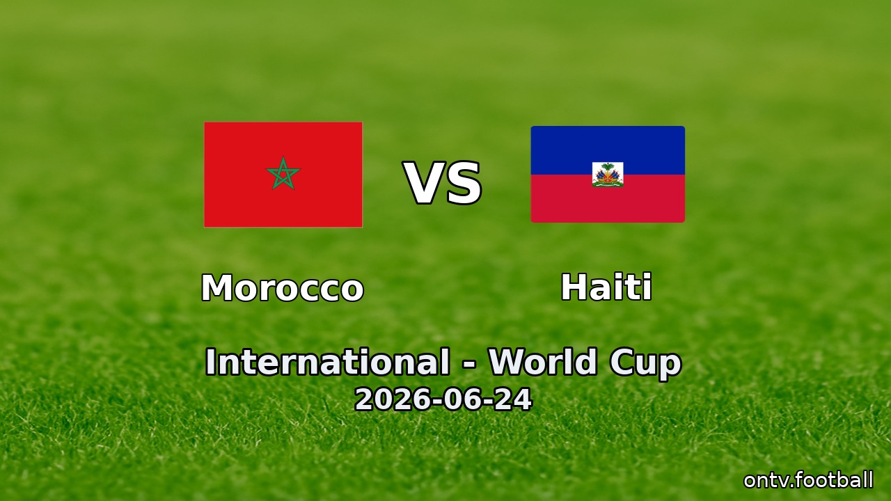 Morocco vs Haiti