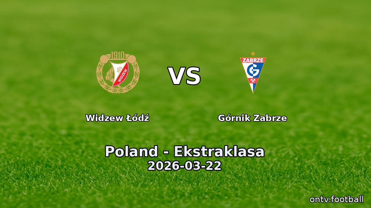 Widzew Łódź vs Górnik Zabrze