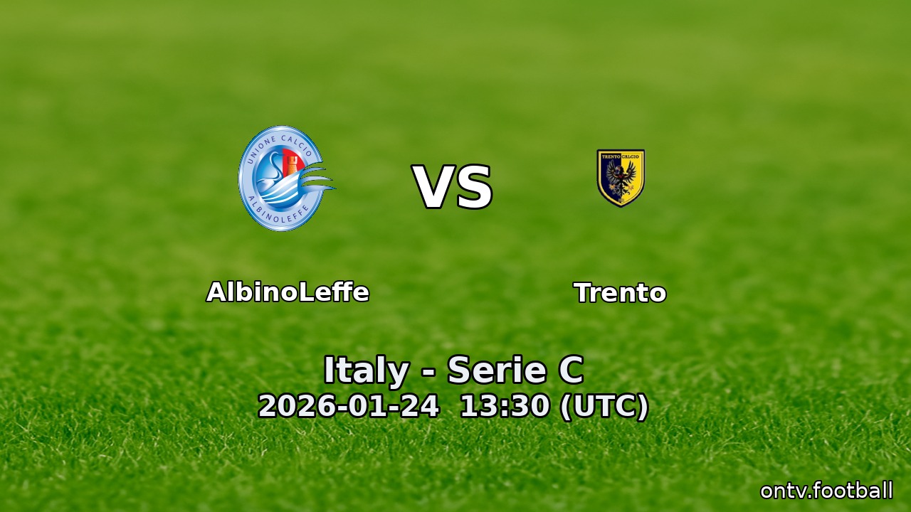 AlbinoLeffe vs Trento