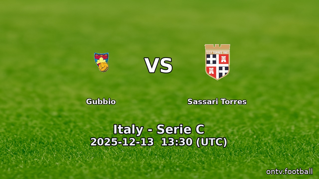 Gubbio vs Sassari Torres