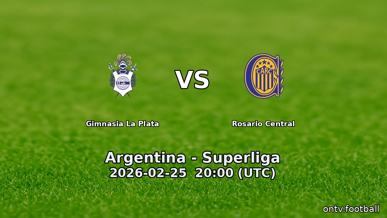 Gimnasia La Plata vs Rosario Central