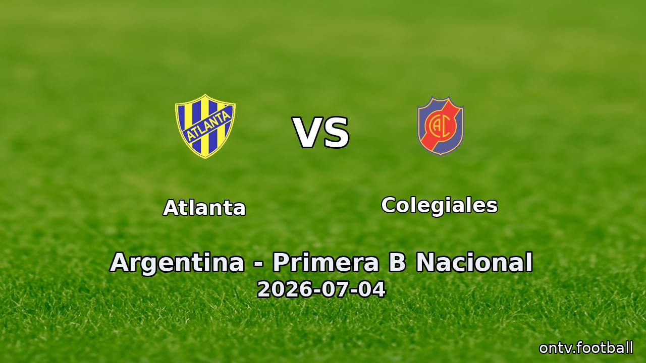 Atlanta vs Colegiales