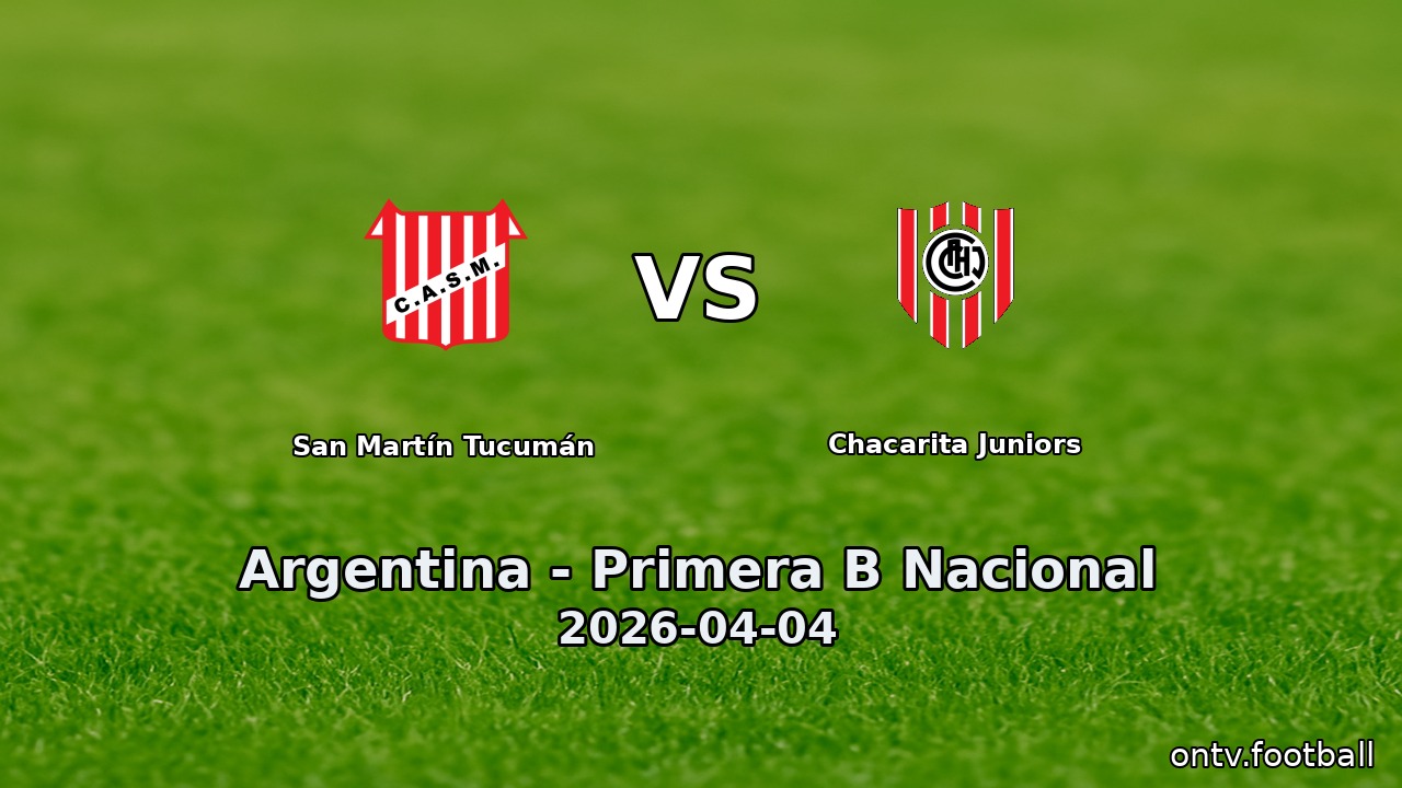 San Martín Tucumán vs Chacarita Juniors
