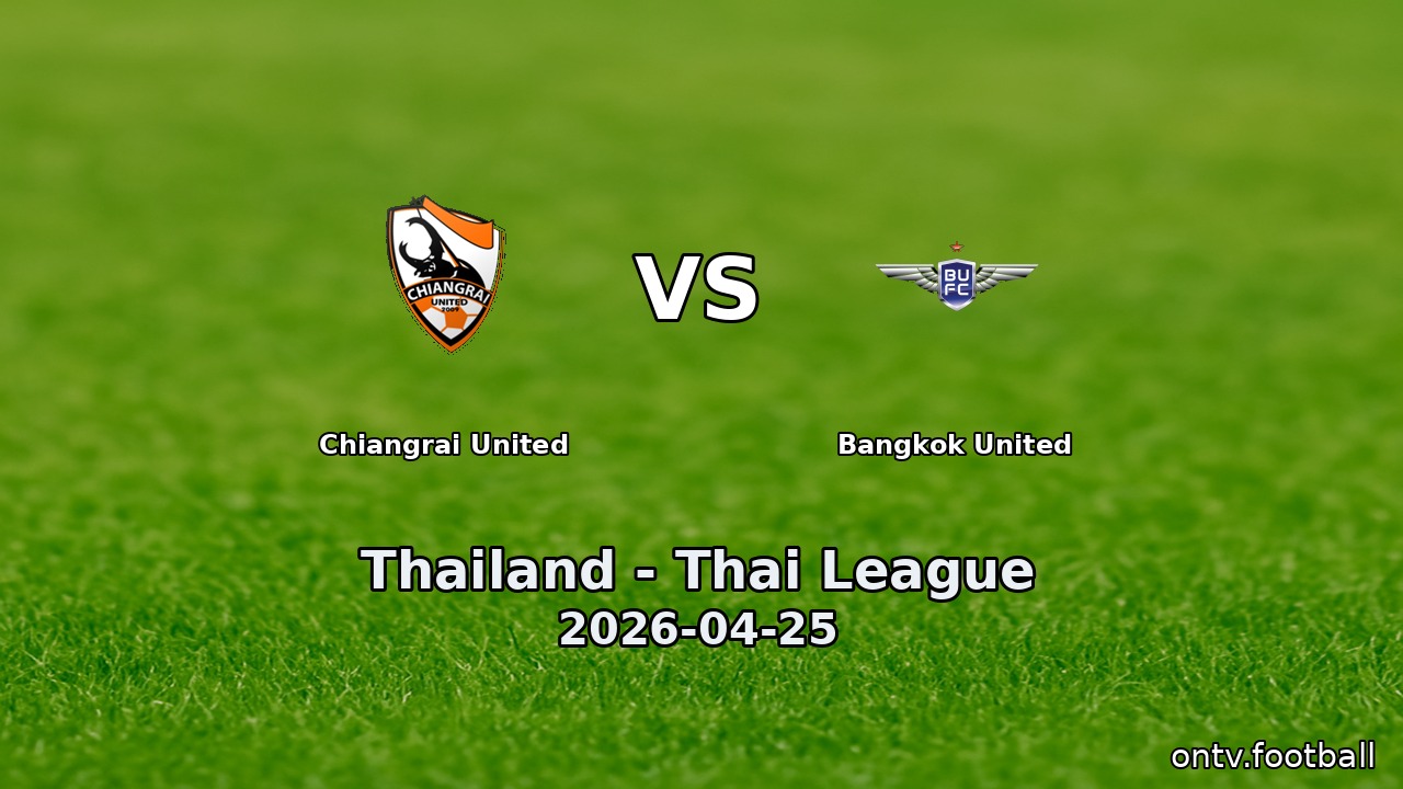 Chiangrai United vs Bangkok United