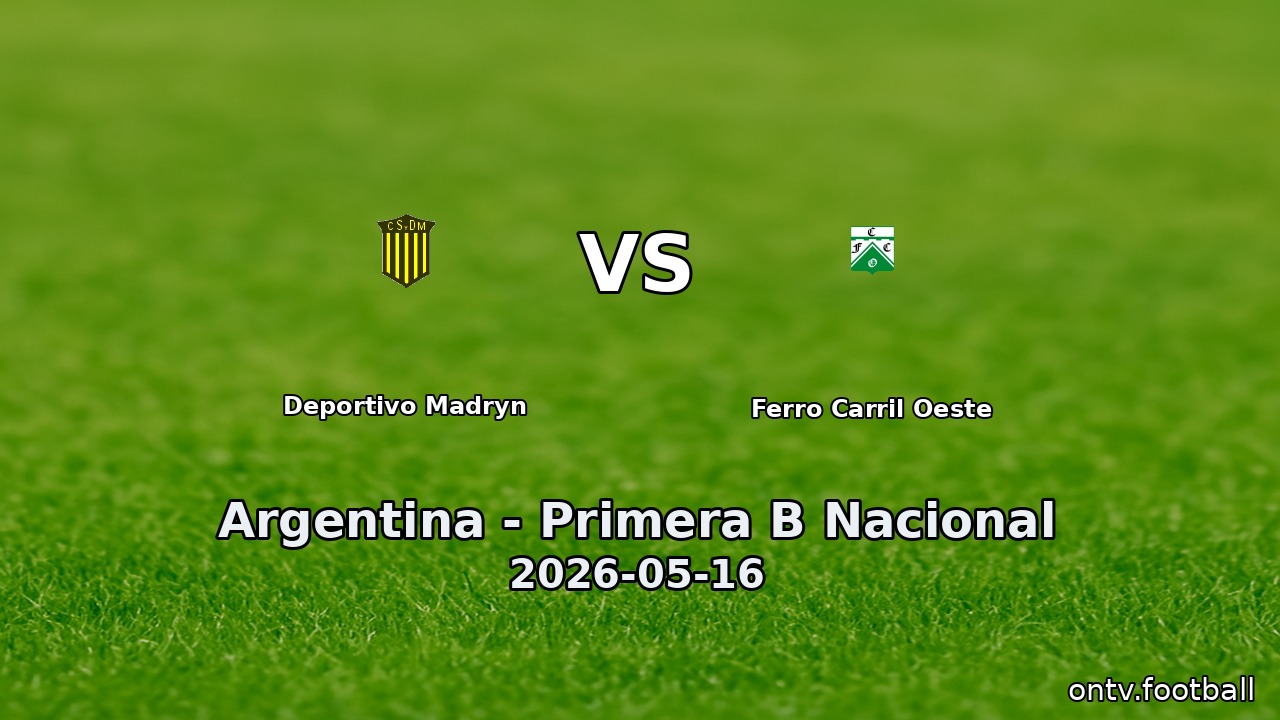 Deportivo Madryn vs Ferro Carril Oeste