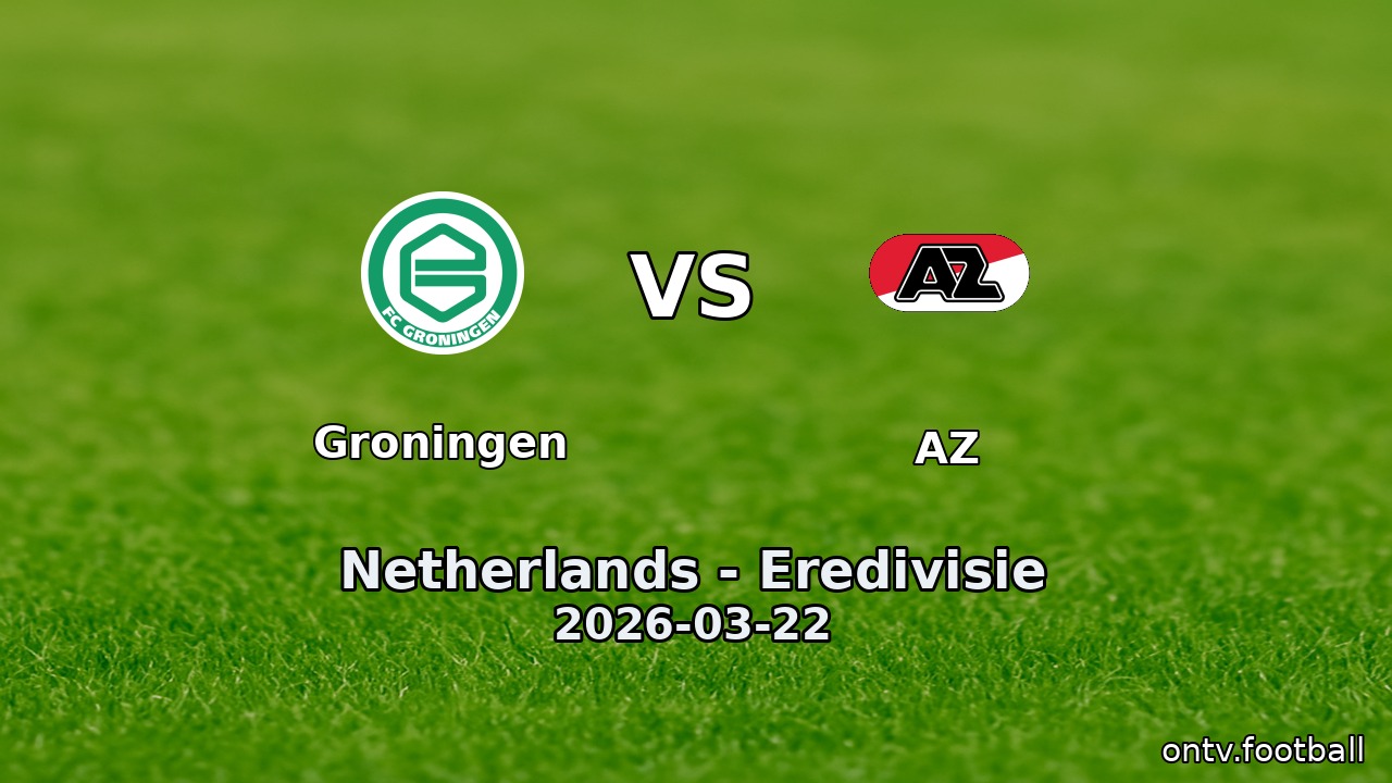 Groningen vs AZ