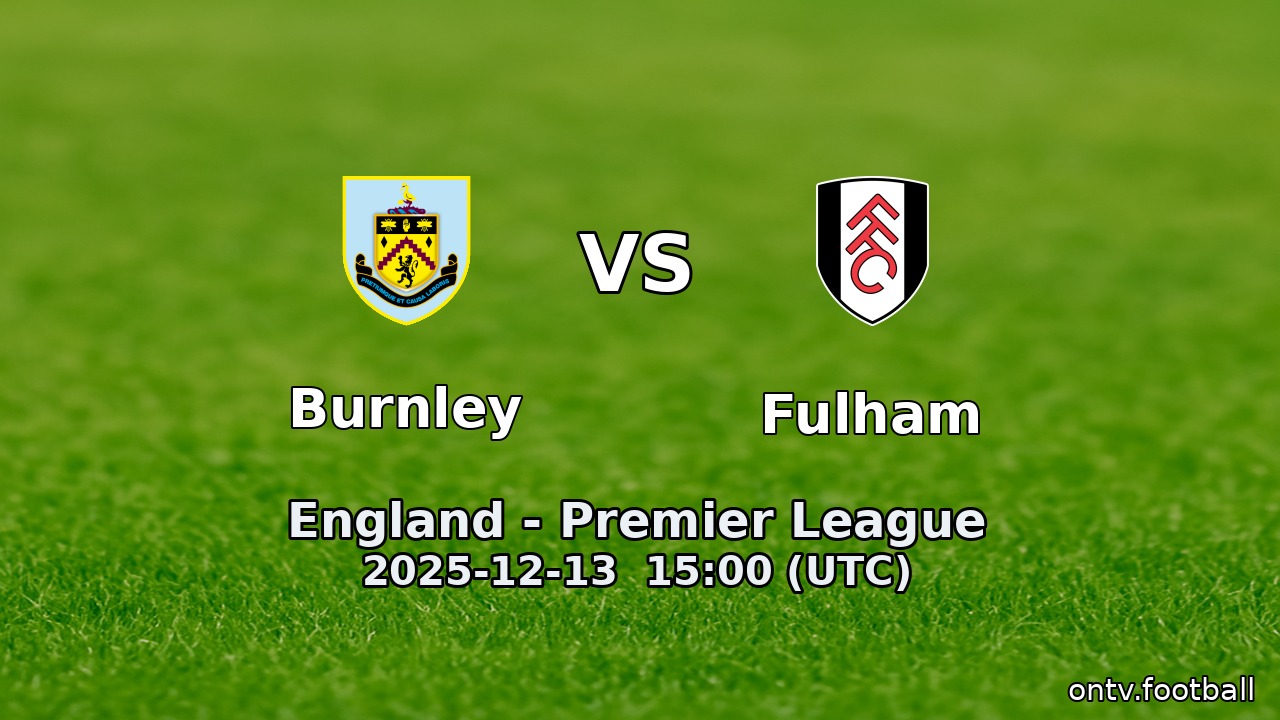 Burnley vs Fulham
